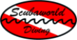logo scubaworld diving 0