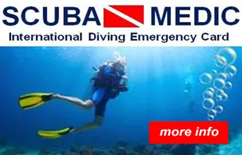 scuba medic dive insurance card
