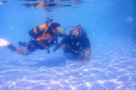 divemaster pool training session