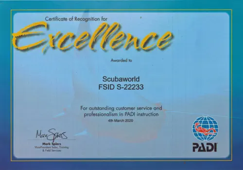 excellent diving with scubaworld